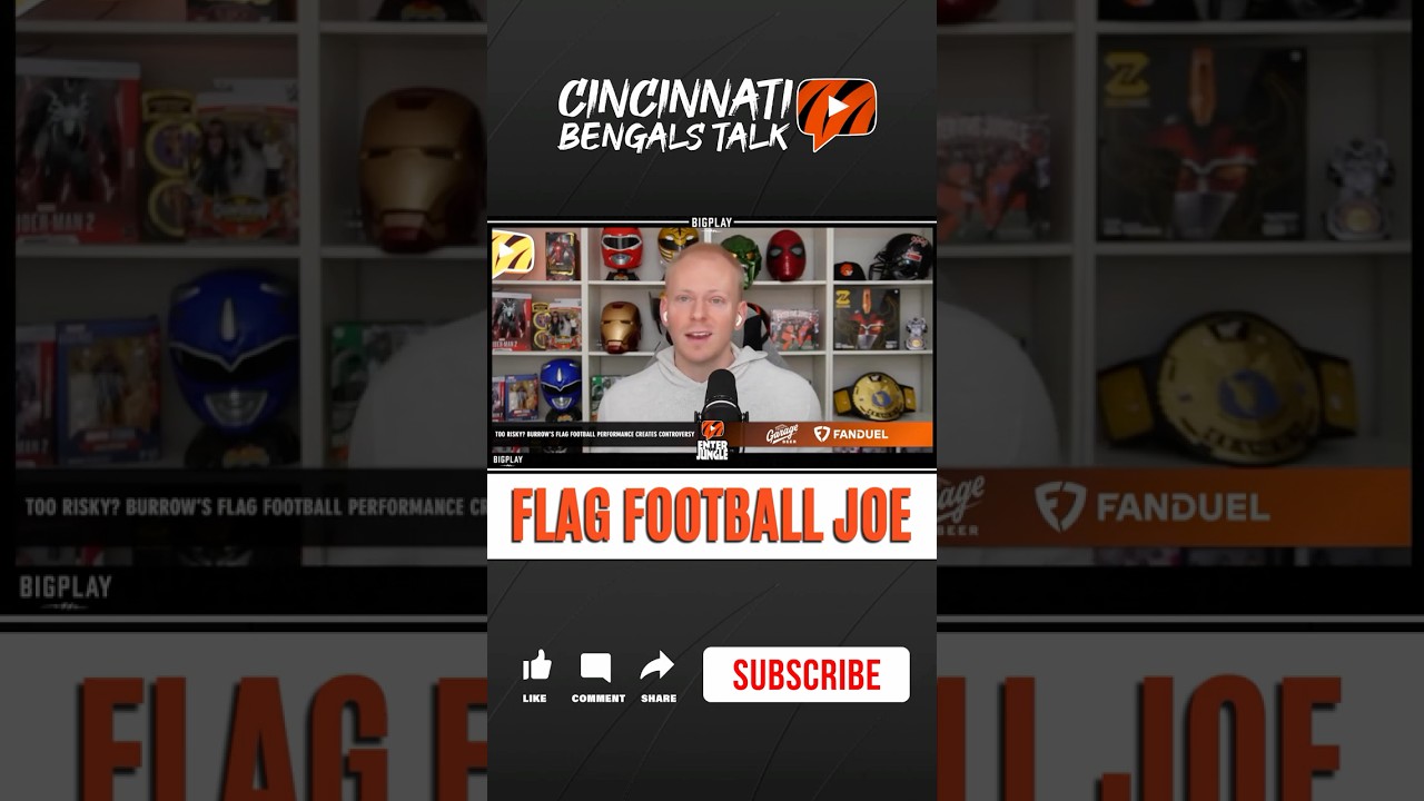 Should Bengals Be Concerned About Joe Burrow Playing Flag Football? #EntertheJungle