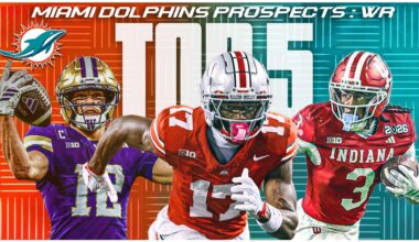 Miami Dolphins Top 5 NFL Draft Prospects: Wide Receivers!