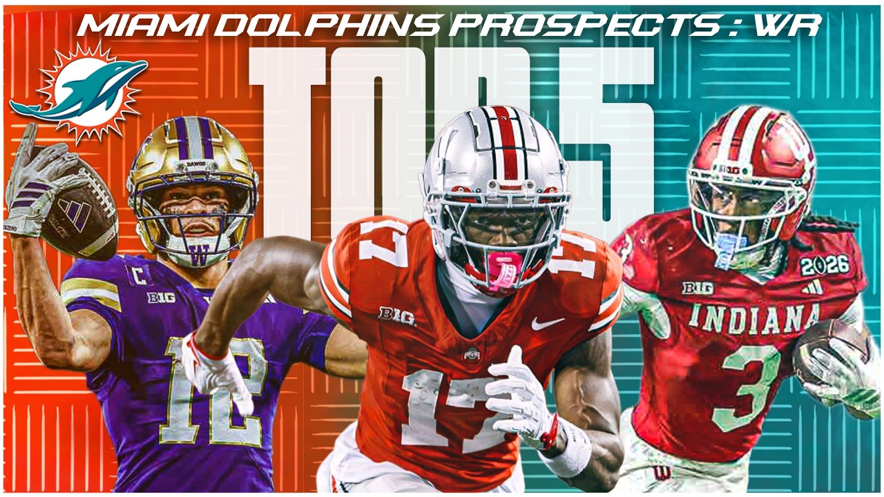 Miami Dolphins Top 5 NFL Draft Prospects: Wide Receivers!