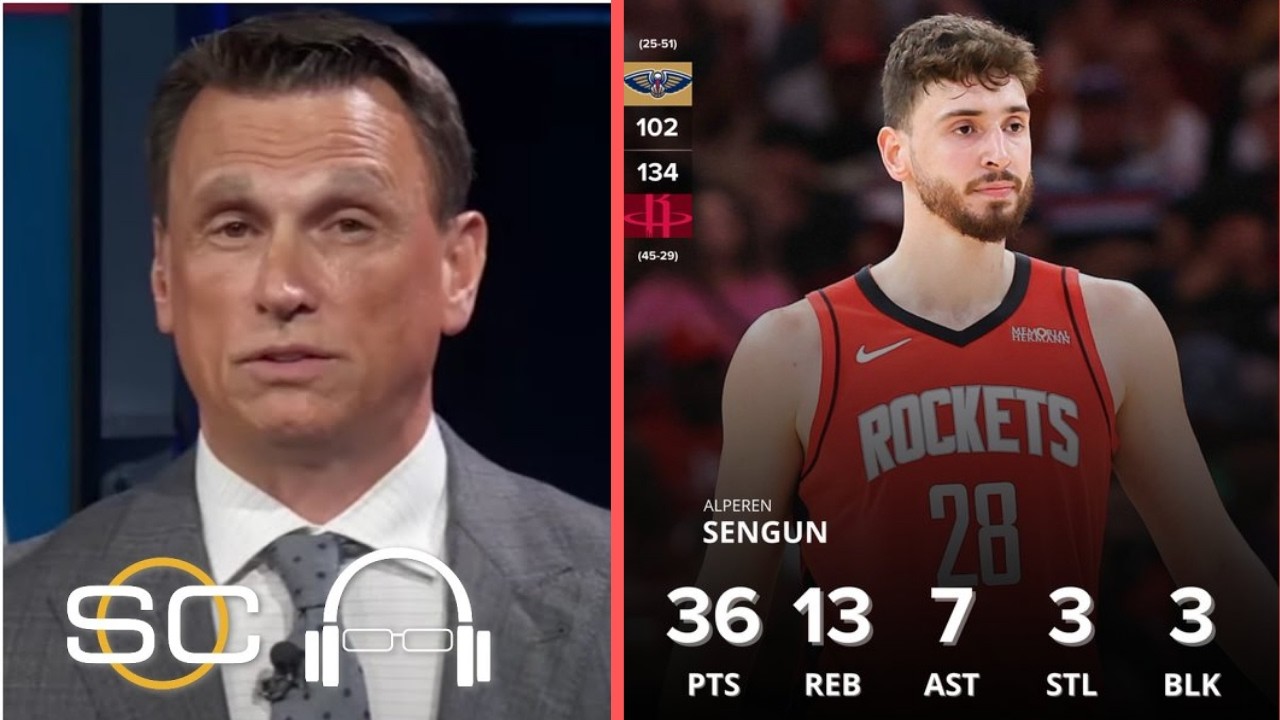 "MONSTER game for Alperen Sengun with 36 Points" - ESPN reacts to Rockets demolish Pelicans 134-102