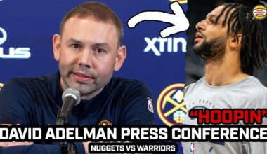 David Adelman Gives Nuggets Injury Updates, Says Murray is "HOOPIN" & More After WIN vs Warriors