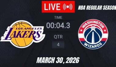 NBA LIVE!  Los Angeles Lakers vs Washington Wizards I March 30, 2026 | Lakers vs Wizards 2K26