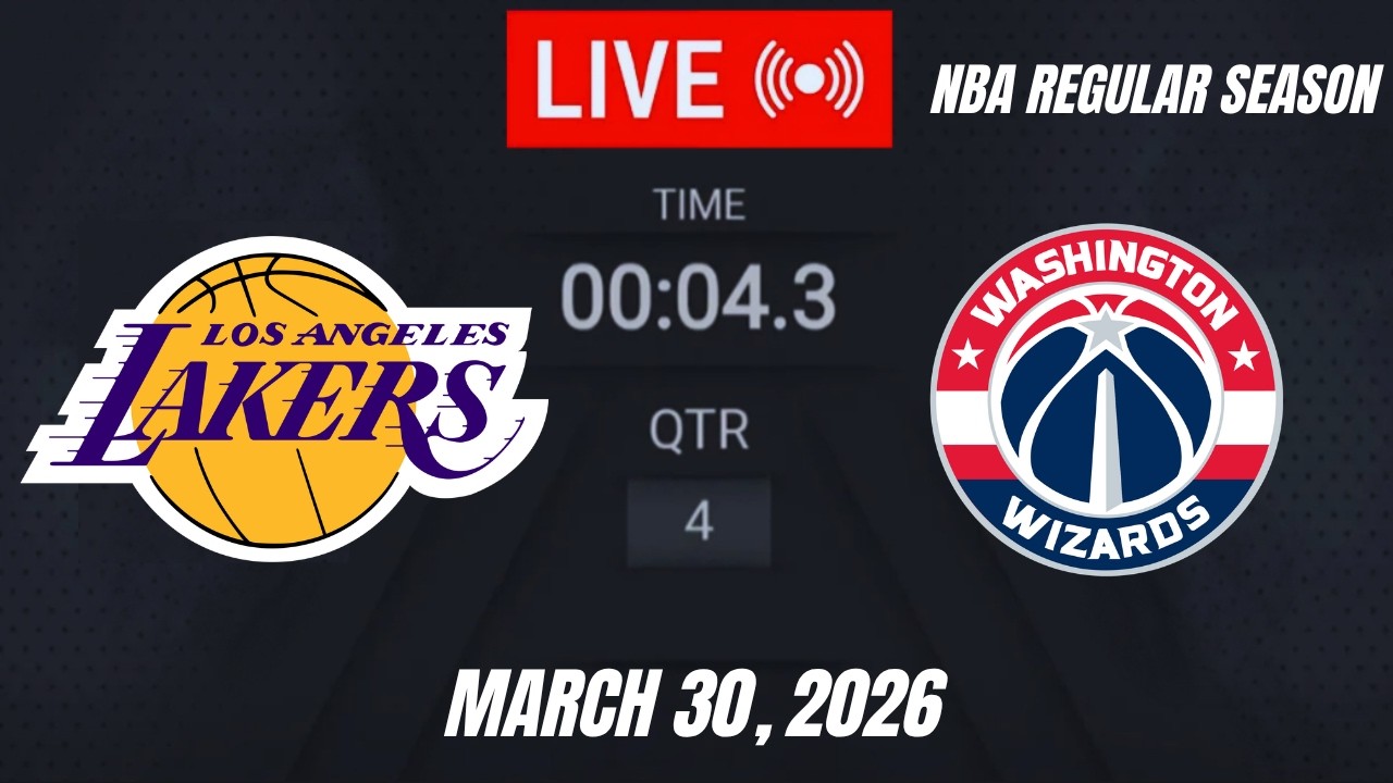 NBA LIVE!  Los Angeles Lakers vs Washington Wizards I March 30, 2026 | Lakers vs Wizards 2K26