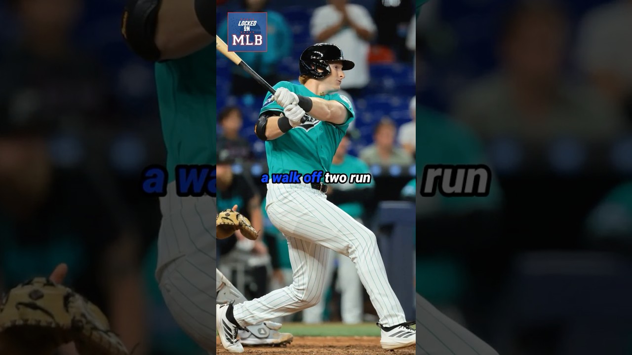 Marlins celebrate walk off win to sweep Rockies #shorts