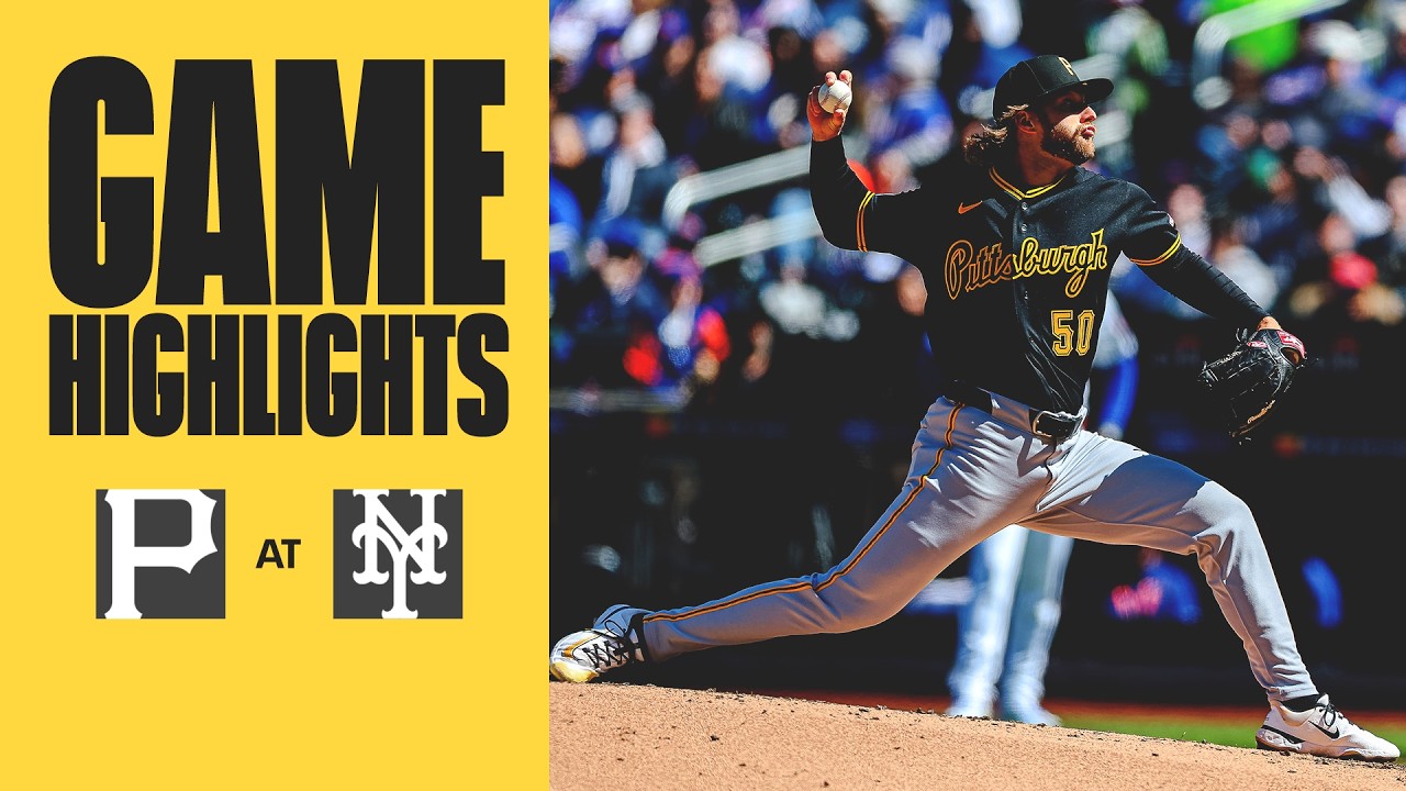Carmen Mlodzinski deals as Bucs get their first win | Pirates at Mets Game Highlights (3/29/26)