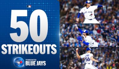 Blue Jays strike out 50 BATTERS in their first 3 games! 🤯🔥 (MLB record since 1900!)