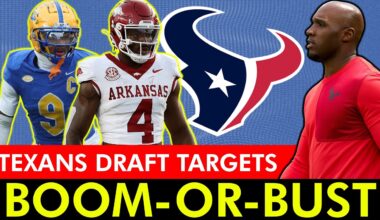 NFL Draft Expert PINPOINTS Texans Draft Targets As Boom-Or-Bust Players In 2026 NFL Draft