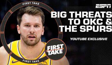 Who is the biggest threat to the Thunder and Spurs in the West? | First Take YT Exclusive