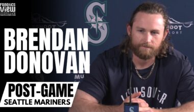 Brendan Donovan Recaps First Games With Seattle, Mariners Impressions: "Our Pitching Is Really Good"