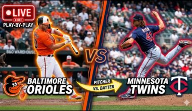 LIVE: Baltimore Orioles vs. Minnesota Twins | MLB Play-by-Play & Commentary