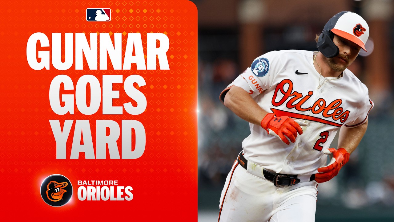 Gunnar Henderson crushes his first home run of the 2026 season DEEP to center field for the O's ⭐