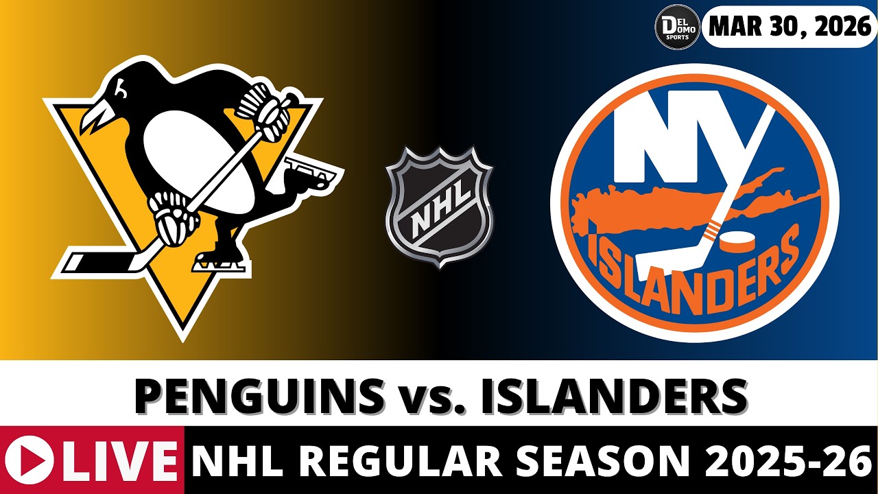 PITTSBURGH PENGUINS VS NEW YORK ISLANDERS LIVE 🏒 NHL Game Score Radio Play-by-Play