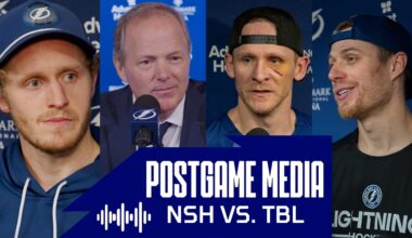 Postgame Media vs NSH | Johansson, Perry, Guentzel, Cooper