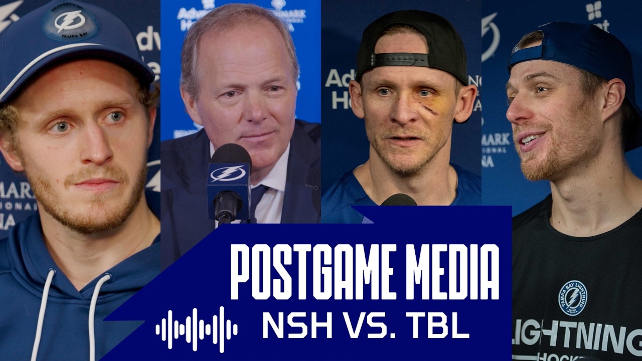 Postgame Media vs NSH | Johansson, Perry, Guentzel, Cooper