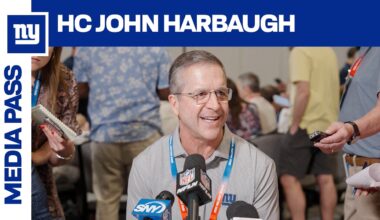 John Harbaugh talks at NFL Annual League Meeting | New York Giants