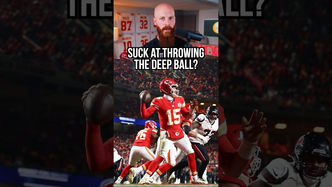 Patrick Mahomes is TERRIBLE at throwing deep... or is he?