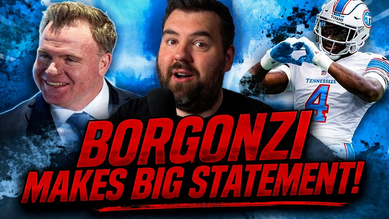Tennessee Titans fan reaction to GM Mike Borgonzi saying they will take "BEST PLAYER IN THE DRAFT"