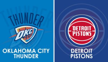 Oklahoma City Thunder vs Detroit Pistons NBA Live Scoreboard