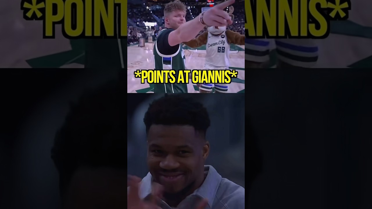 Bucks Fan HALF COURT Shot🤯 #nba #nbahighlights