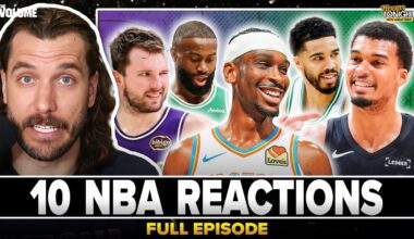 Chaotic MVP discourse, Jayson Tatum is BACK for Celtics, how to FIX tanking | 10 NBA Reactions