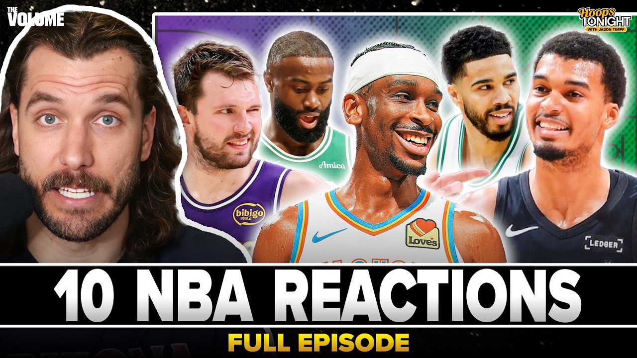 Chaotic MVP discourse, Jayson Tatum is BACK for Celtics, how to FIX tanking | 10 NBA Reactions