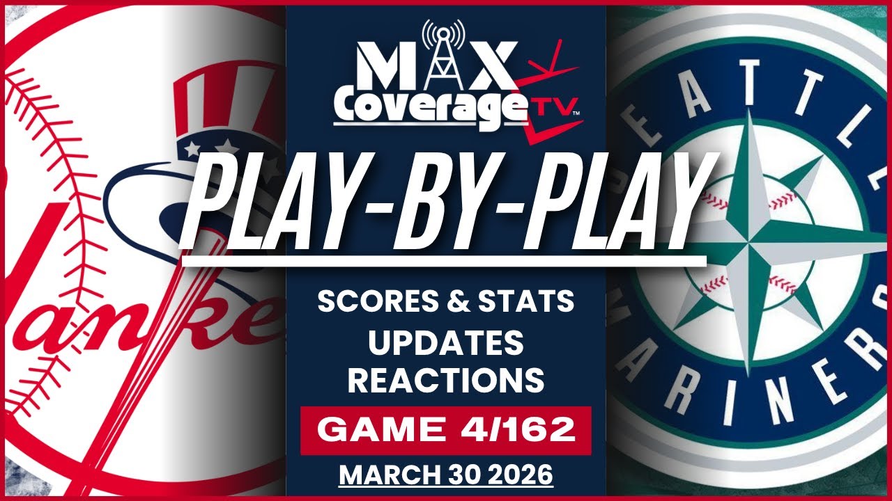 🔴LIVE - New York Yankees vs Seattle Mariners - Play-By-Play & Reactions (3/30/26)