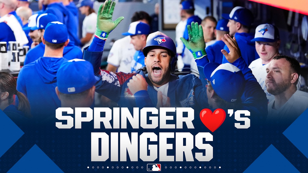 George Springer hits a home run in back-to-back games for the Blue Jays 🔥 (Don't let him heat up!)