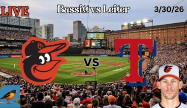 Baltimore Orioles vs Texas Rangers | LIVE Play-by-Play & Commentary | 3/30/26 | Bassitt - Game 4