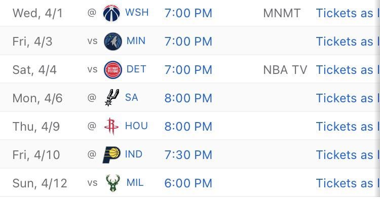 5-2 avoids the play in. And honestly we just need to go 3-2 the next five because those last two games the pacers and bucks will not care.