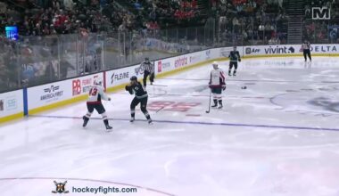 Tom Wilson vs Lawson Crouse | Mar 26, 2026 | Washington Capitals vs Utah Mammoth