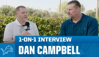 Dan Campbell 1-on-1 interview at NFL League Meetings | Detroit Lions