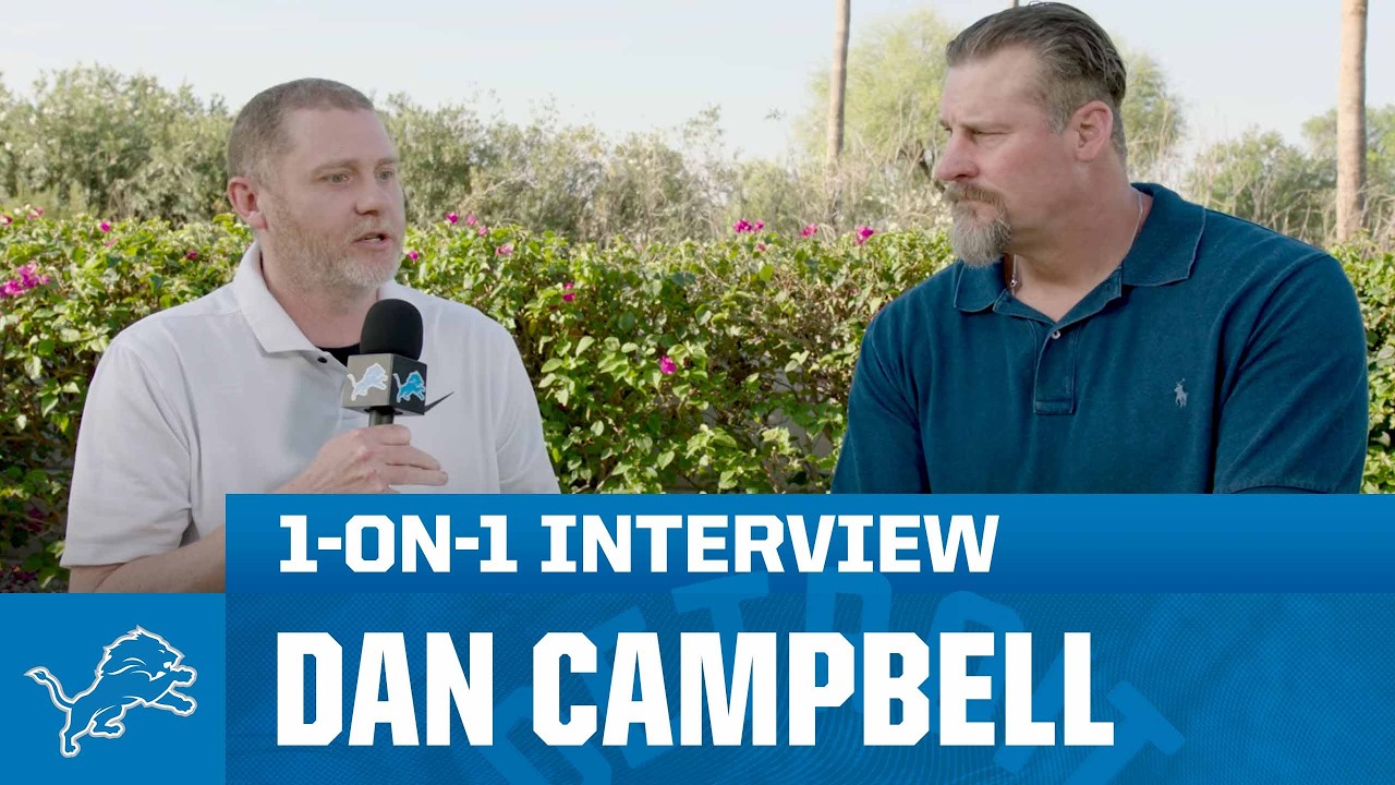 Dan Campbell 1-on-1 interview at NFL League Meetings | Detroit Lions