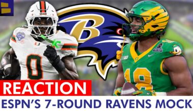 🚨REACTION: ESPN 7-Round Baltimore Ravens 2026 NFL Mock Draft