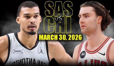 San Antonio Spurs vs Chicago Bulls Full Game Highlights – March 30, 2026 | NBA Season