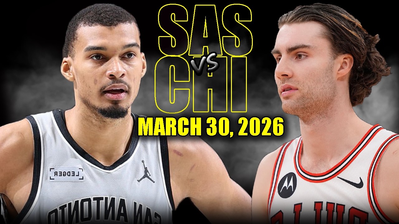 San Antonio Spurs vs Chicago Bulls Full Game Highlights – March 30, 2026 | NBA Season