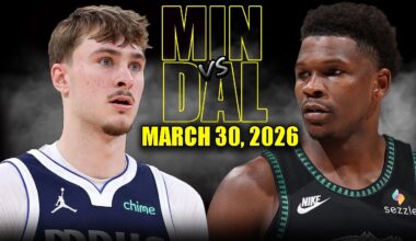 Minnesota Timberwolves vs Dallas Mavericks Full Game Highlights – March 30, 2026 | NBA Season