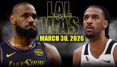 Los Angeles Lakers vs Washington Wizards Full Game Highlights – March 30, 2026 | NBA Season