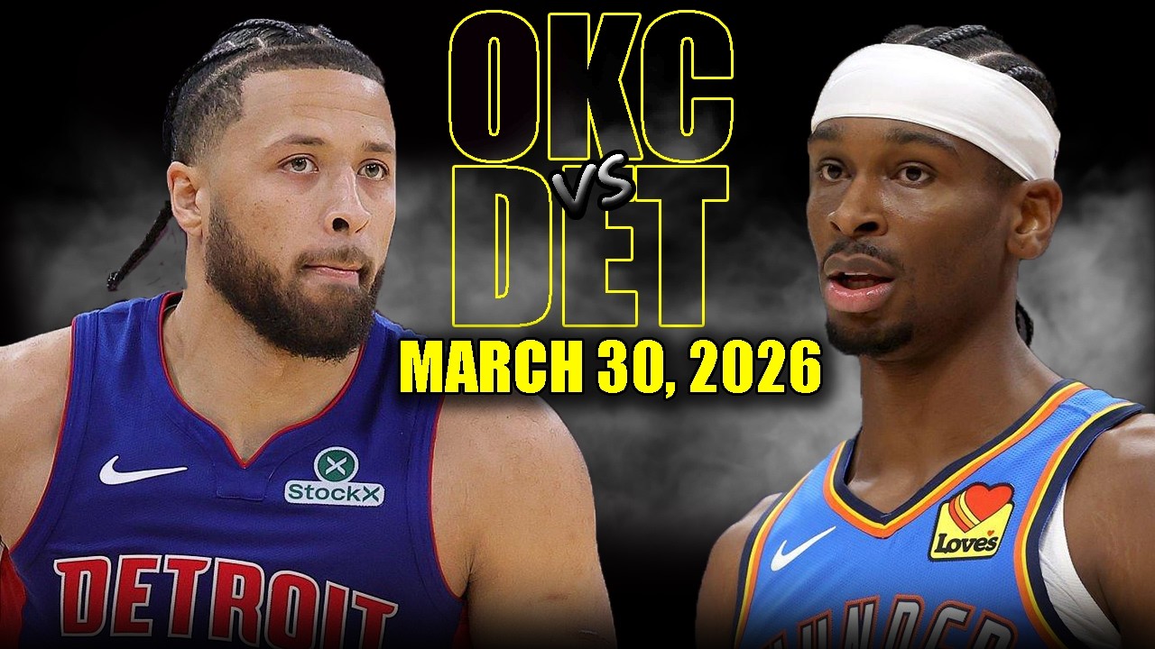 Oklahoma City Thunder vs Detroit Pistons Full Game Highlights – March 30, 2026 | NBA Season