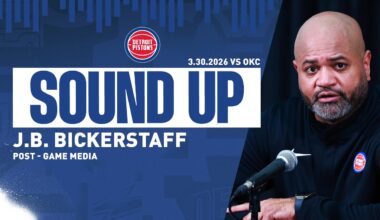 Post-Game Press Conference: J.B. Bickerstaff | Pistons vs. Thunder | 03.30.26