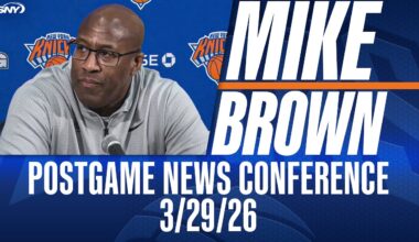 Mike Brown reacts to officiating in Knicks loss to Thunder