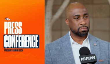 President Damani Leech on new Broncos Park Powered by CommonSpirit: ‘Great for the organization’