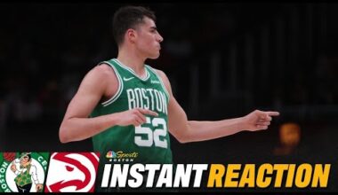 INSTANT REACTION: Costly mistakes lead to tough loss in Atlanta for shorthanded Celtics
