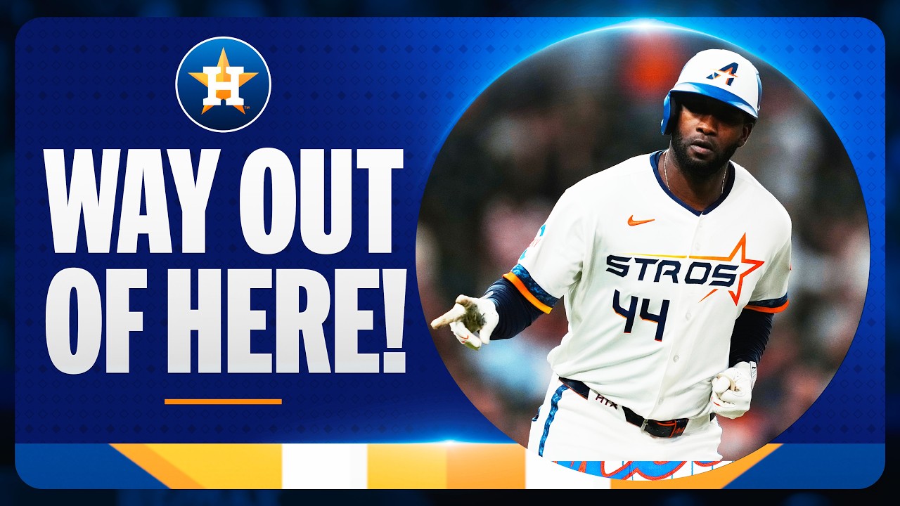 HOW did this only travel 394-ft. away? Yordan Alvarez obliterates a two-run smash for the Astros 😤