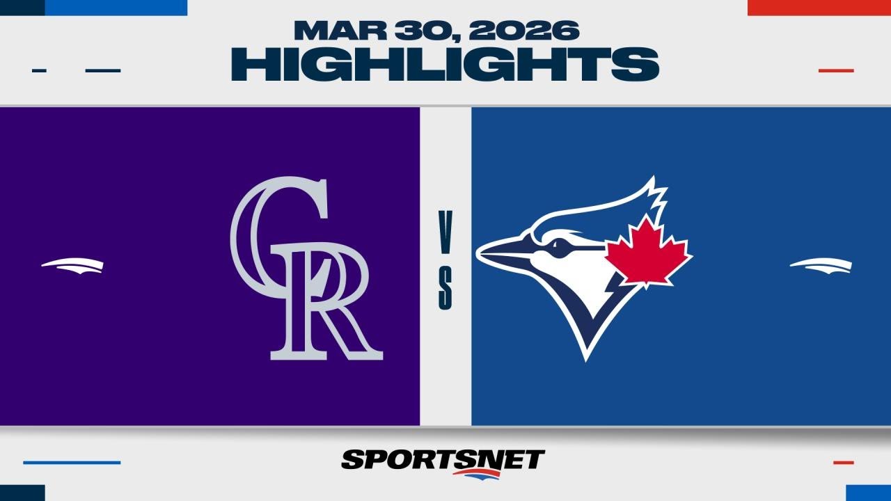 MLB Highlights | Rockies vs. Blue Jays - March 30, 2026