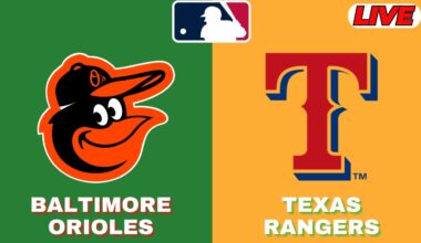 🔴LIVE : Texas Rangers Vs Baltimore Orioles | MLB 2026 | MLB Live Baseball Score