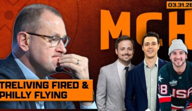 Treliving Fired & Philly Flying ft. Russ Joy | Morning Cuppa Hockey