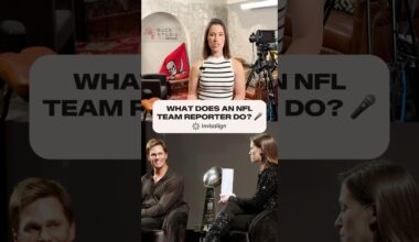 Ever wonder what it’s like to interview #TomBrady, #BakerMayfield & other #NFL legends? 🎬😁
