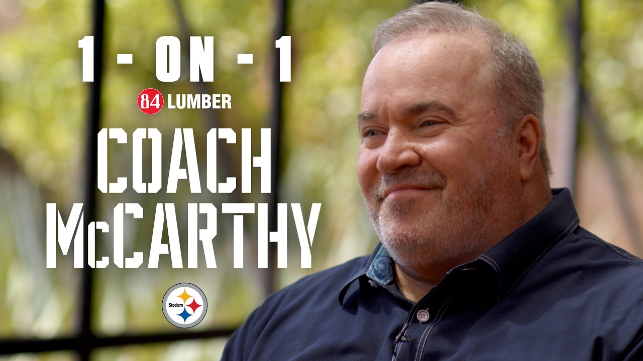 Exclusive Interview with Coach McCarthy | 1-on-1 | Pittsburgh Steelers
