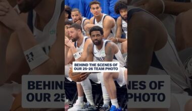 Behind the camera: 25-26 team photo 📸 #dallasmavericks #nba #basketball