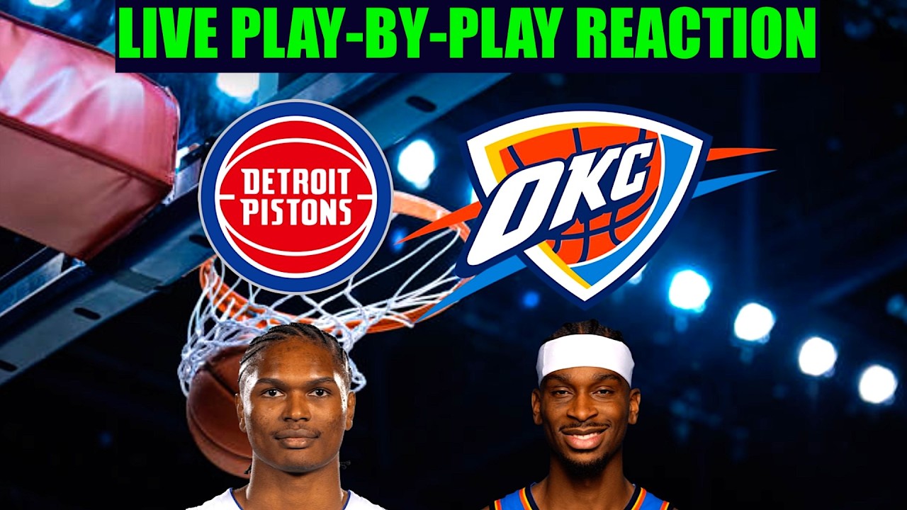 Detroit Pistons vs Oklahoma City Thunder NBA Play-By-Play Reaction 3/30/26 LIVE